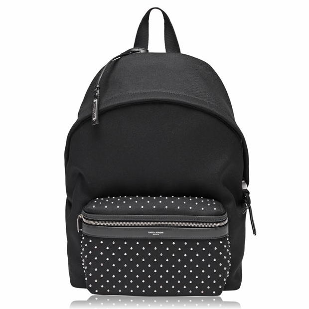 saint laurent studded backpack